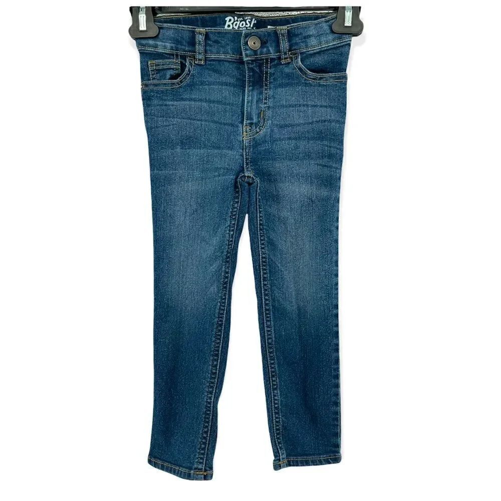 OshKosh B’gosh Boy’s Straight Leg Adjustable Waist Denim Jeans Size 4 Regular